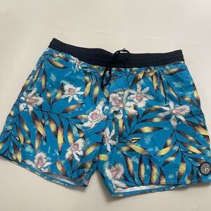 Volcom Men’s Floral Swim Trunks Shorts Board Shorts Size XXL